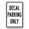 Signmission Parking Sign 12inx18in Heavy Gauge Alum Signs, 18" L, 12" H, A-1218 Permit Parking Signs - A-1218 Permit Parking Signs - Decal - alternate 1